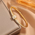 Simple Style Plating Bangle
